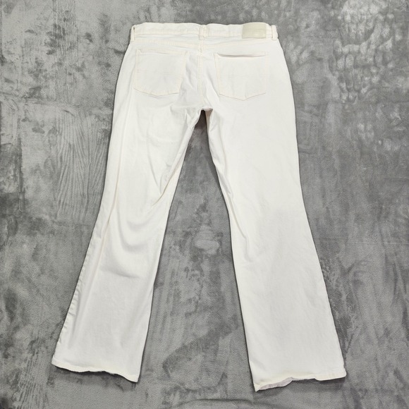 Lucky Brand Jeans Womens 14/32 White Mid Rise Sweet Boot Bootcut Stretch Denim - Picture 2 of 15
